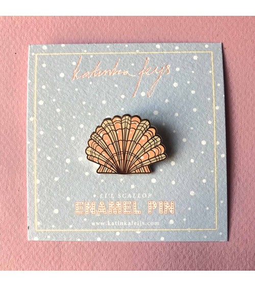 Enamel Pin - Sea Shell Katinka Feijs broches and pins hat pin badges collectible