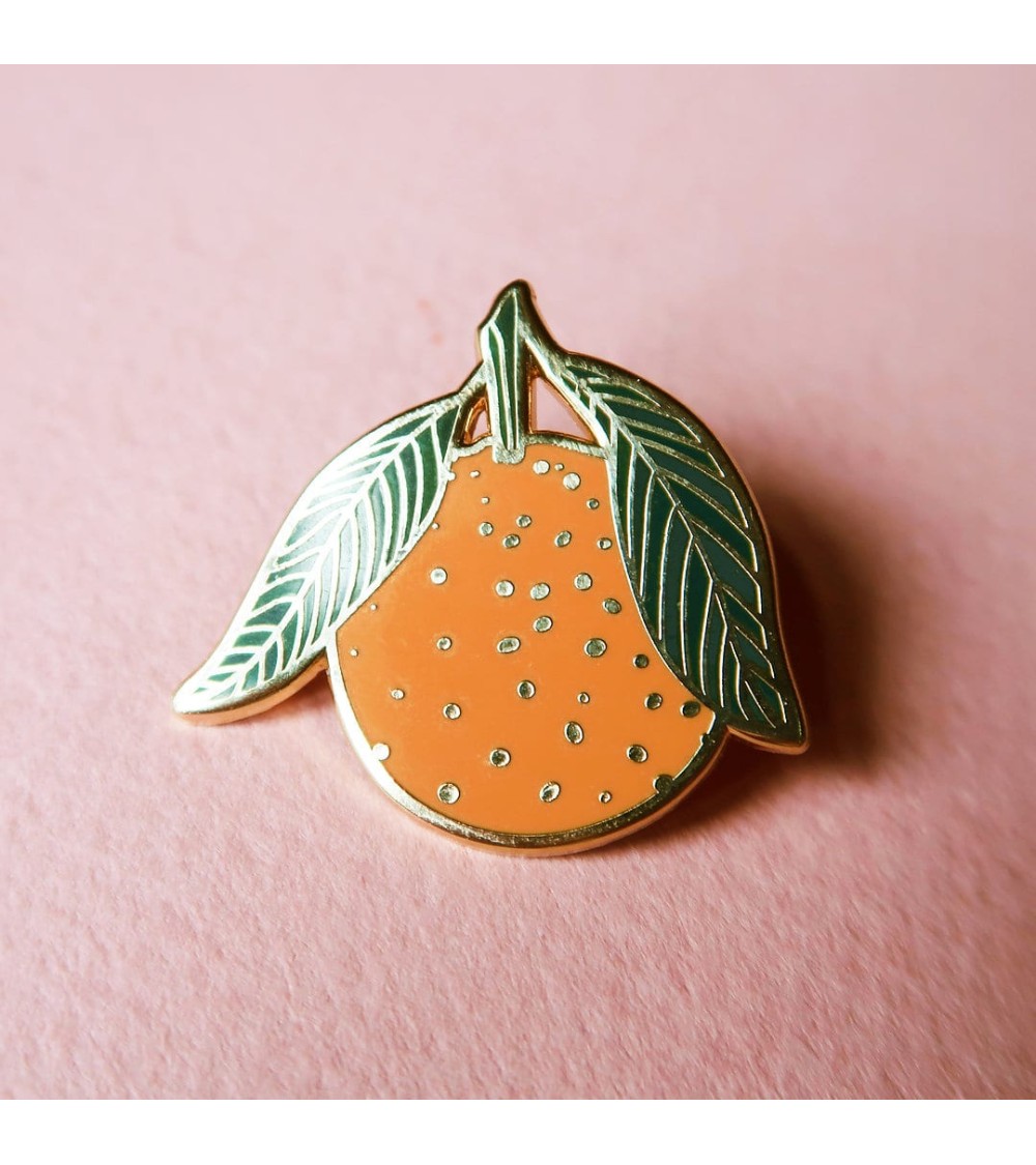 Pin's - Orange Katinka Feijs pins rare métal originaux bijoux suisse