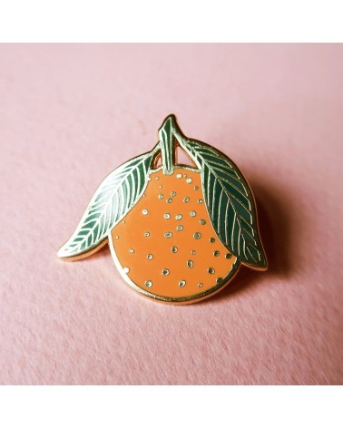 Pin's - Orange Katinka Feijs pins rare métal originaux bijoux suisse