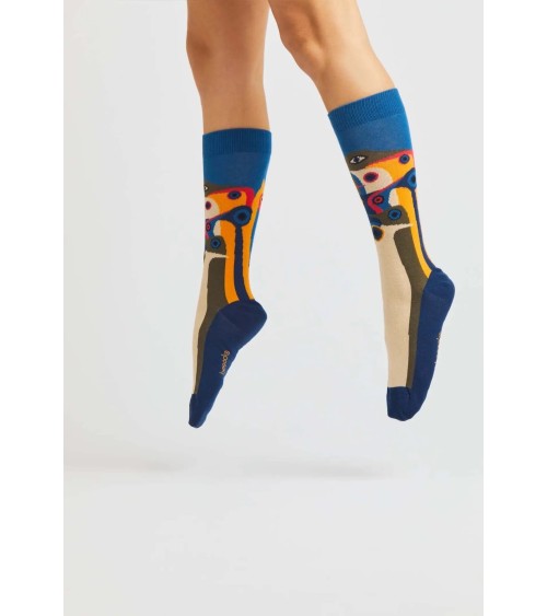 Socken BeBirds - Vögel Besocks Socke lustige Damen Herren farbige coole socken mit motiv kaufen