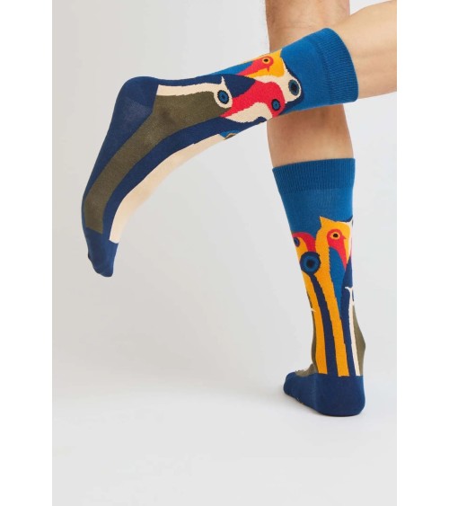 Socken BeBirds - Vögel Besocks Socke lustige Damen Herren farbige coole socken mit motiv kaufen
