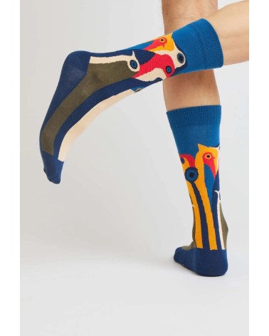 Chaussettes BeBirds - Oiseaux Besocks jolies pour femme originales pour homme chausset rigolotes drole Suisse