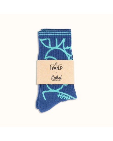 Sports Socks - Ivan Peev Label Chaussette funny crazy cute cool best pop socks for women men