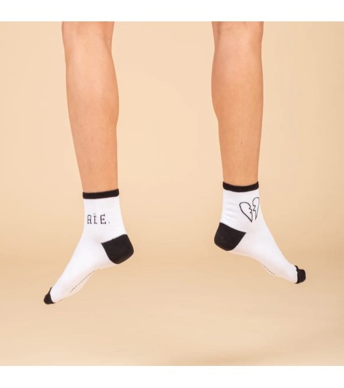 Aïe - Sneaker Socken Label Chaussette Socke lustige Damen Herren farbige coole socken mit motiv kaufen