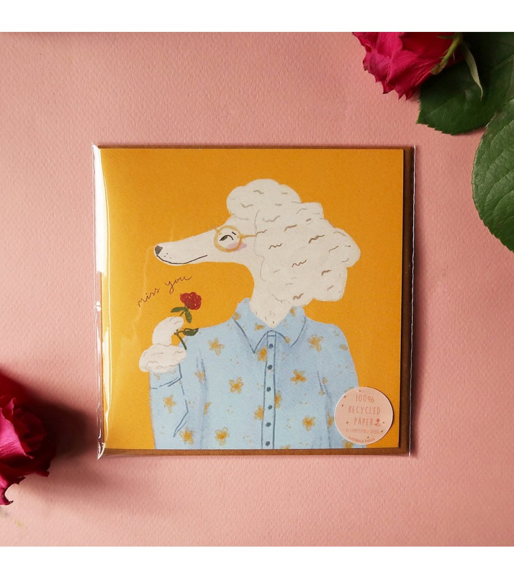 Greeting Card - Miss You Katinka Feijs happy birthday wishes for a good friend congratulations cards