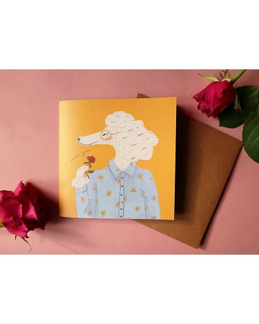 Greeting Card - Miss You Katinka Feijs happy birthday wishes for a good friend congratulations cards