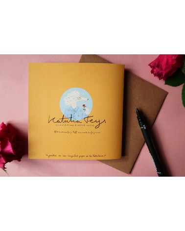 Greeting Card - Miss You Katinka Feijs original gift idea switzerland