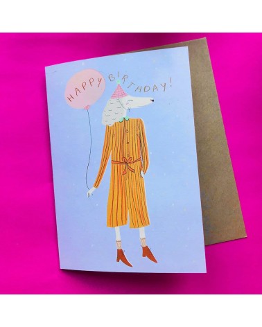 Biglietto d'auguri - Happy Birthday Katinka Feijs spiritoso auguri buon compleanno matrimonio di nascita bimbo di natale