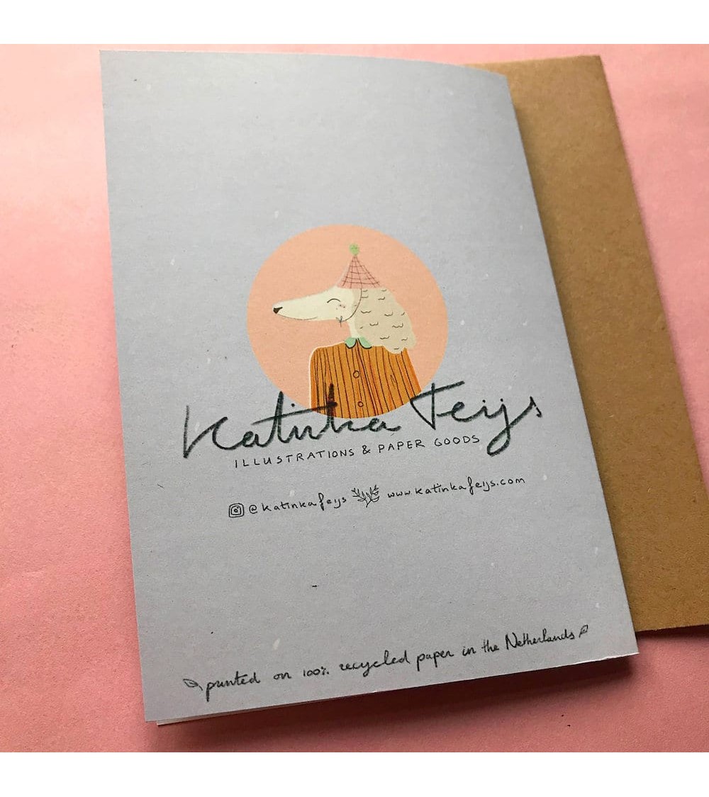 Greeting Card - Happy Birthday Katinka Feijs happy birthday wishes for a good friend congratulations cards