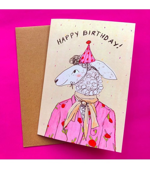 Greeting Card - Happy Birthday Katinka Feijs original gift idea switzerland