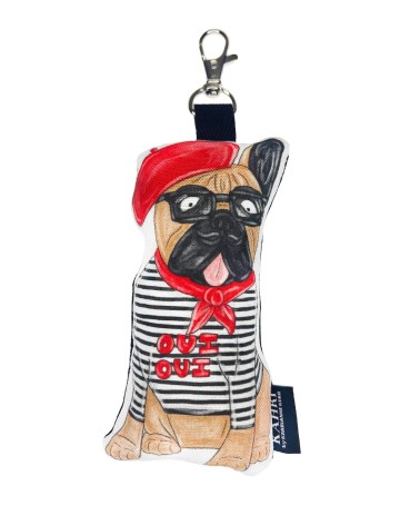 Charm für Tasche - Mini Französische Bulldogge KAHRI trendig schweiz kaufen kitatori