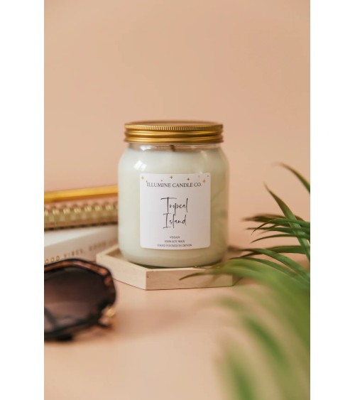 Tropical Island - Scented Candle handmade good smelling candles shop store