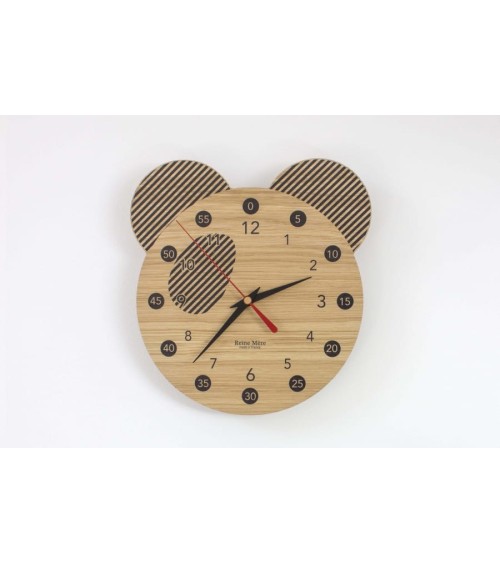 Lernuhr - Panda Reine Mère Uhren design Schweiz Original