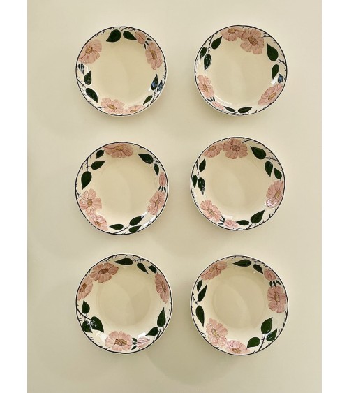 6 Assiettes creuses - Wild-Rose - Villeroy & Boch Vintage by Kitatori Kitatori - Concept Store d'Art et de Design design suis...