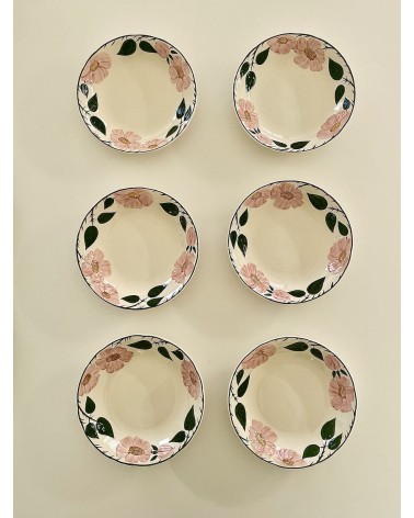 6 Assiettes creuses - Wild-Rose - Villeroy & Boch Vintage by Kitatori Kitatori - Concept Store d'Art et de Design design suis...