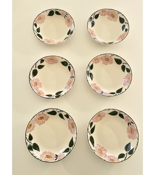 6 Soup Plates - Wild-Rose - Villeroy & Boch Vintage by Kitatori Kitatori.ch - Art and Design Concept Store design switzerland...