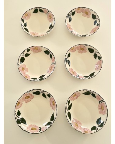 6 Assiettes creuses - Wild-Rose - Villeroy & Boch Vintage by Kitatori Kitatori - Concept Store d'Art et de Design design suis...