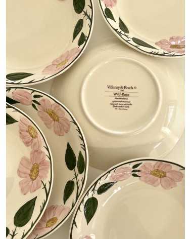 6 Soup Plates - Wild-Rose - Villeroy & Boch Vintage by Kitatori Kitatori.ch - Art and Design Concept Store design switzerland...