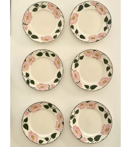 6 Assiettes - Wild-Rose - Villeroy & Boch Vintage by Kitatori Kitatori - Concept Store d'Art et de Design design suisse original