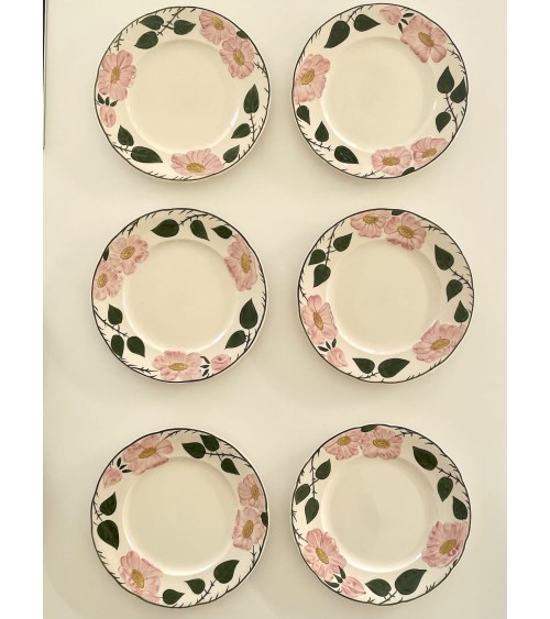 6 Plates - Wild-Rose - Villeroy & Boch Vintage by Kitatori Kitatori.ch - Art and Design Concept Store design switzerland orig...