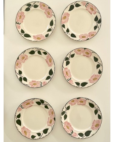 6 Assiettes - Wild-Rose - Villeroy & Boch Vintage by Kitatori Kitatori - Concept Store d'Art et de Design design suisse original