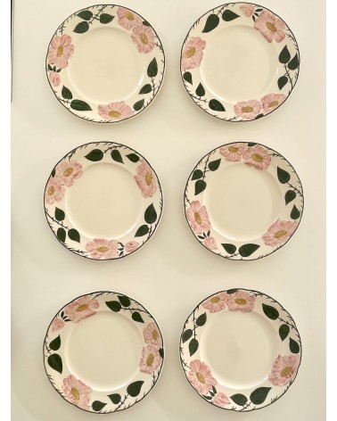 6 Plates - Wild-Rose - Villeroy & Boch Vintage by Kitatori Kitatori.ch - Art and Design Concept Store design switzerland orig...
