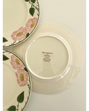 6 Teller - Wild-Rose - Villeroy & Boch Vintage by Kitatori Kitatori.ch - Kunst und Design Concept Store design Schweiz Original