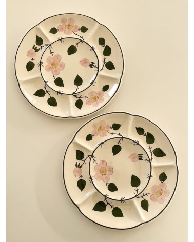 2 Assiettes à fondue - Wild-Rose - Villeroy & Boch Vintage by Kitatori Kitatori - Concept Store d'Art et de Design design sui...
