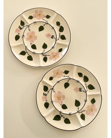 2 Fondue-Teller - Wild-Rose - Villeroy & Boch Vintage by Kitatori Kitatori.ch - Kunst und Design Concept Store design Schweiz...