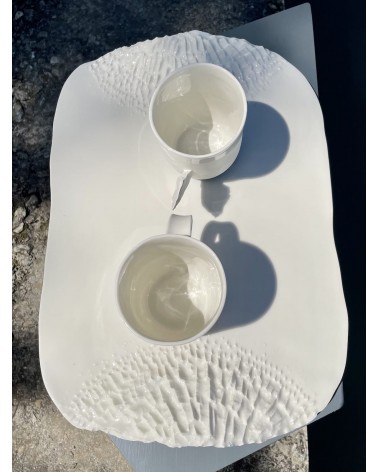 Silent Duel - Porcelain Tray Maison Dejardin tray bowl fruit wooden design