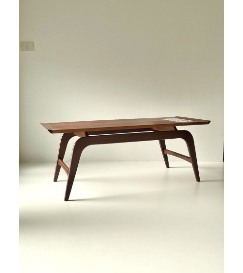 Scandinavian vintage wood coffee table - 1960's Vintage by Kitatori Vintage design switzerland original