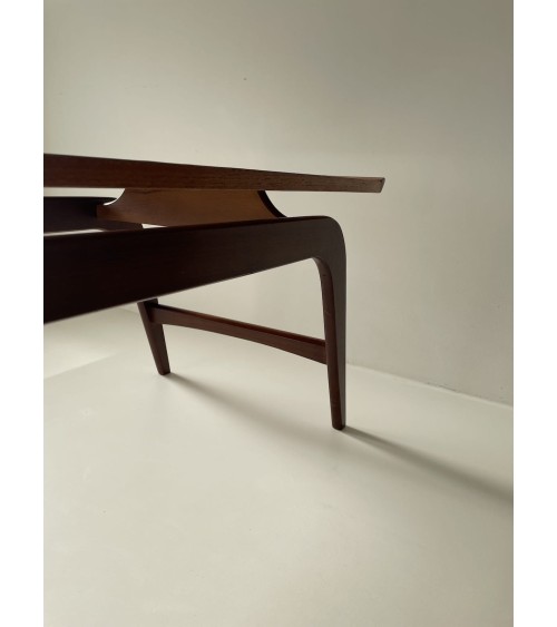 Scandinavian vintage wood coffee table - 1960's Vintage by Kitatori Vintage design switzerland original