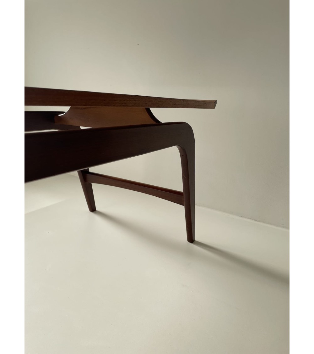 Skandinavischer Vintage-Couchtisch aus Holz - 60er Jahre Vintage by Kitatori Vintage design Schweiz Original