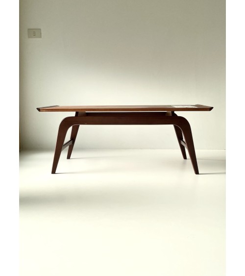 Scandinavian vintage wood coffee table - 1960's Vintage by Kitatori Vintage design switzerland original