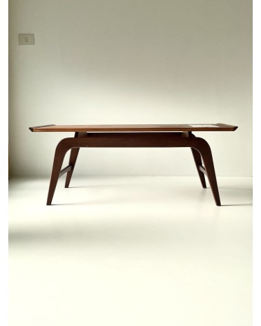 Scandinavian vintage wood coffee table - 1960's Vintage by Kitatori Vintage design switzerland original