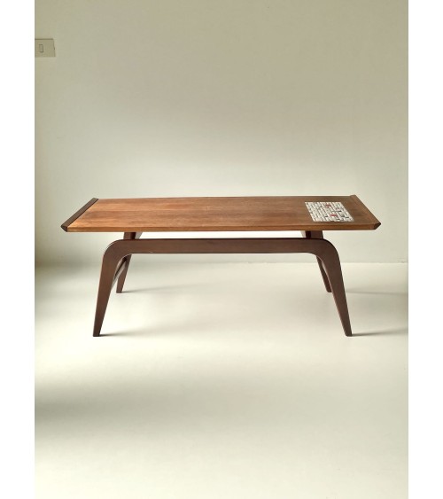 Scandinavian vintage wood coffee table - 1960's Vintage by Kitatori Vintage design switzerland original