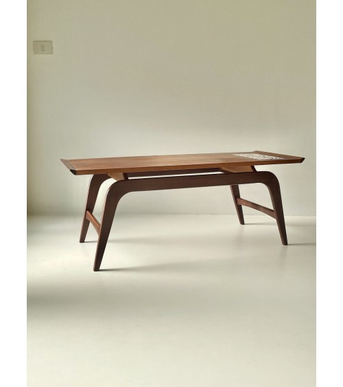 Scandinavian vintage wood coffee table - 1960's Vintage by Kitatori Vintage design switzerland original