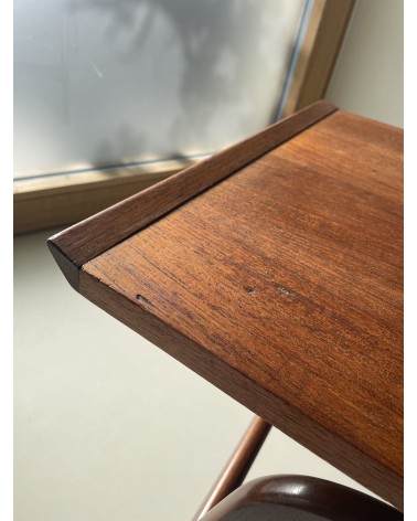 Table basse scandinave vintage en bois - Années 60 Vintage by Kitatori Vintage design suisse original
