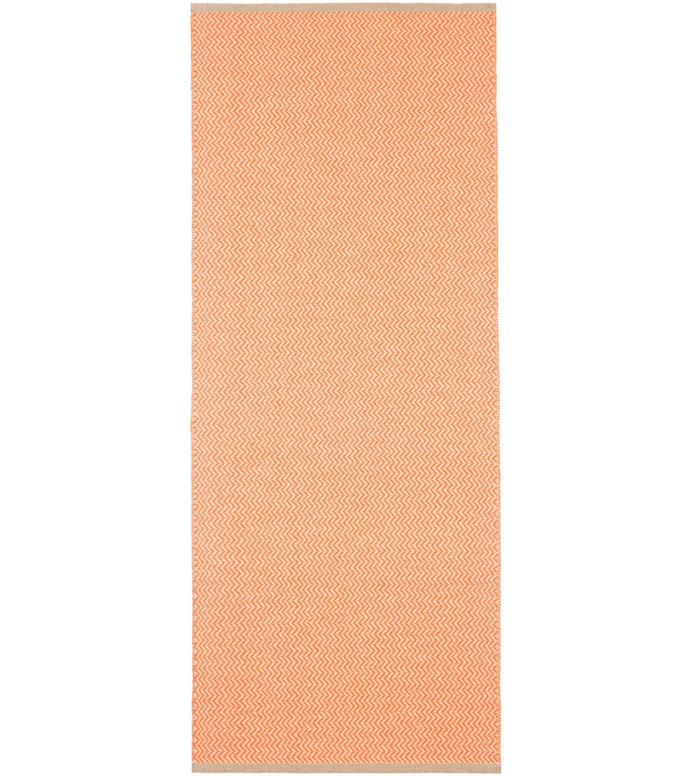 Vinyl Rug - STRAND Orange Brita Sweden cool vinyl rugs runner for kitchen washable outdoor rugs