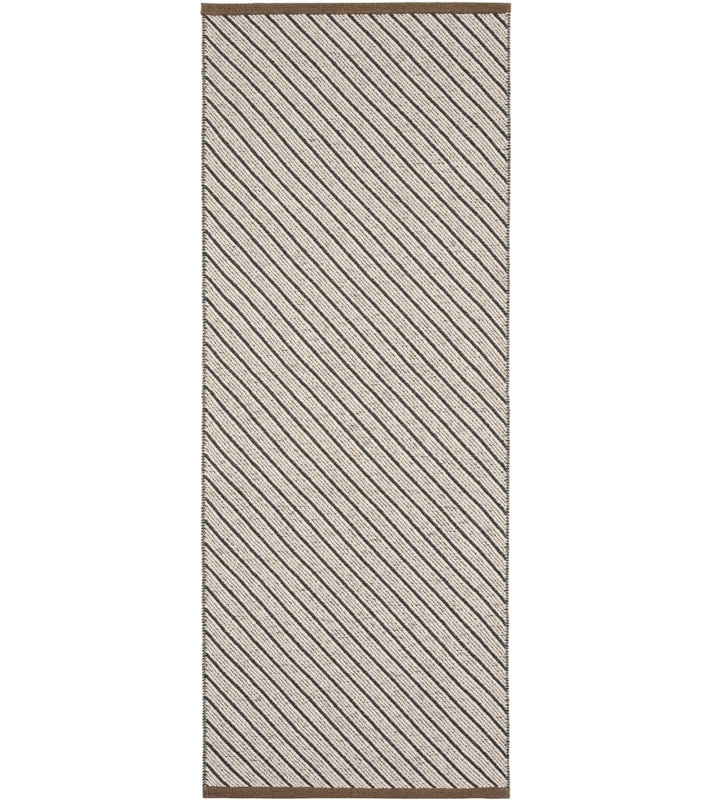 Tapis Vinyle - ESTER Beluga Brita Sweden tapis scandinave en vinyle lavable en machine de cuisine exterieur salon couloir