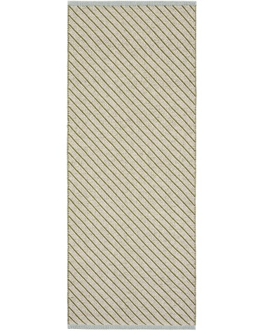 Tapis Vinyle - ESTER Olive Brita Sweden tapis scandinave en vinyle lavable en machine de cuisine exterieur salon couloir