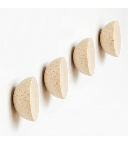 Pomelli Appendiabiti da parete in legno 5mm Paper