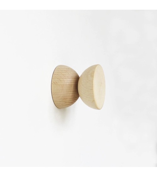 Geometric Wood Coat hook / knob 5mm Paper Coat Racks & Hooks design switzerland original
