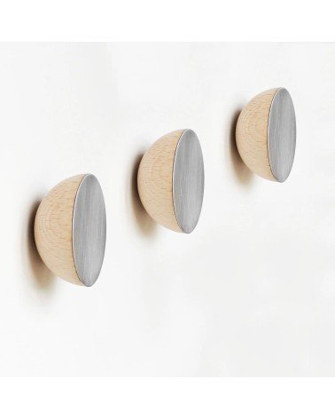 Patère Murale en bois et aluminium 5mm Paper Kitatori suisse