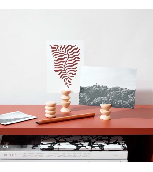 Piccolo totem 4 - Portafoto da tavolo 5mm Paper particolari kitatori svizzera