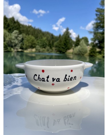 Breton Bowl - Chat va bien Faïencerie Nistar Bowls design switzerland original