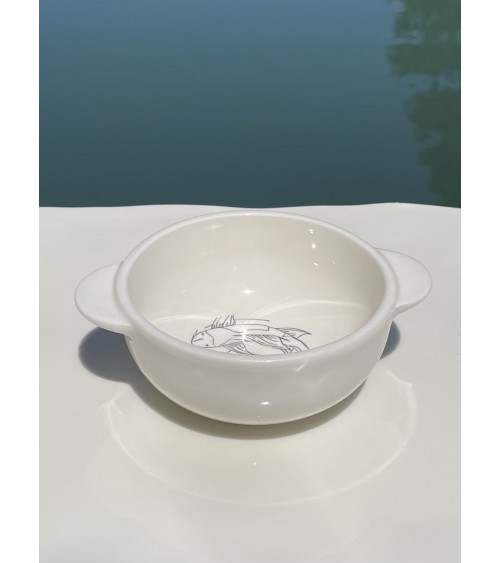 Bretonische Schale - Mimi Koi Faïencerie Nistar Müslischale Suppenschale Salatschale Apero Salat kaufen