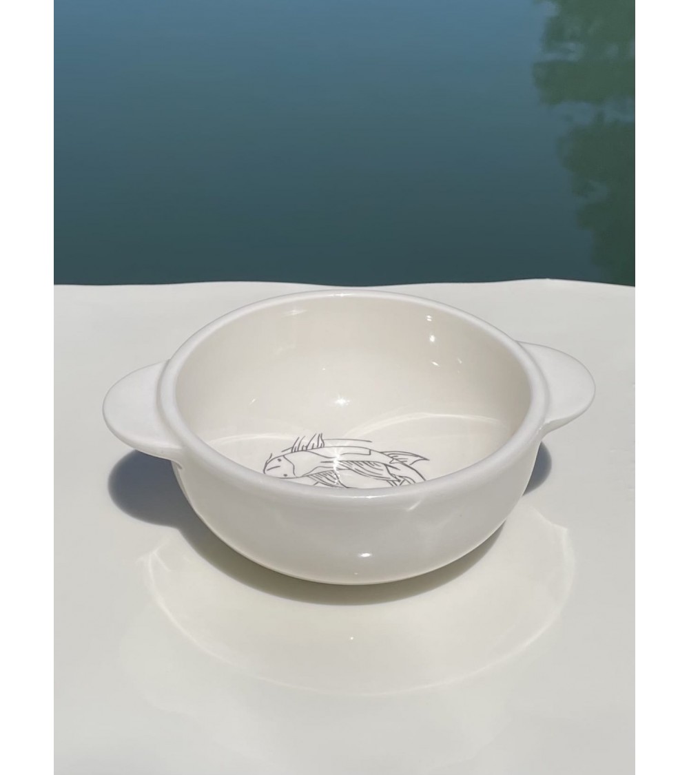 Bretonische Schale - Mimi Koi Faïencerie Nistar Müslischale Suppenschale Salatschale Apero Salat kaufen
