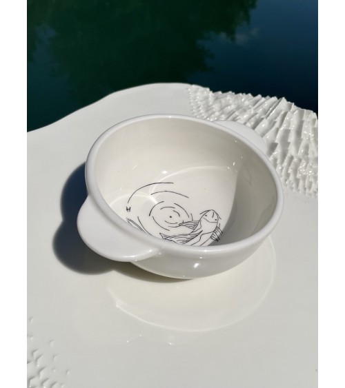 Bretonische Schale - Mimi Koi Faïencerie Nistar Müslischale Suppenschale Salatschale Apero Salat kaufen