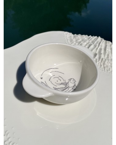 Breton Bowl - Mimi Koi Faïencerie Nistar ramen salad fruit pasta soup cereal ceramic bowl